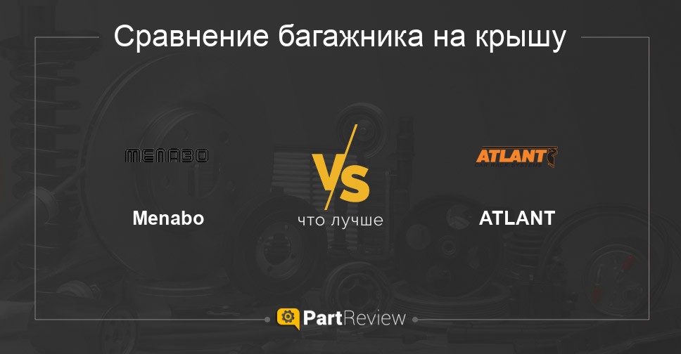 Сравнение багажников на крышу Menabo и ATLANT