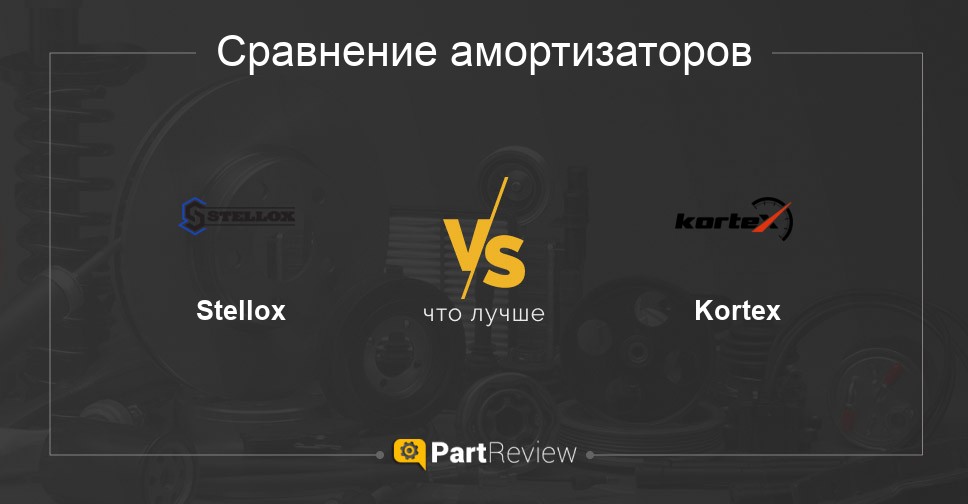 Что лучше - амортизаторы Stellox или Kortex Сравнение амортизаторов Stellox и Kortex