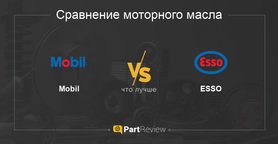 Сравнение моторных масел Mobil и ESSO
