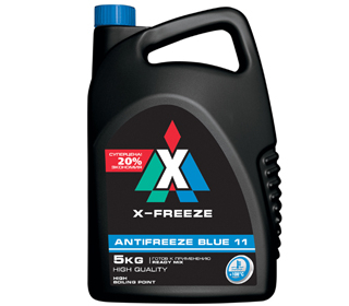 Антифриз X-Freeze Blue -40С (син.) 5л